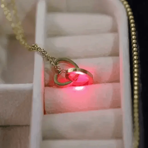 Trending Rose Gift Box with Name Engraved Heart Shaped Necklace [Combo]