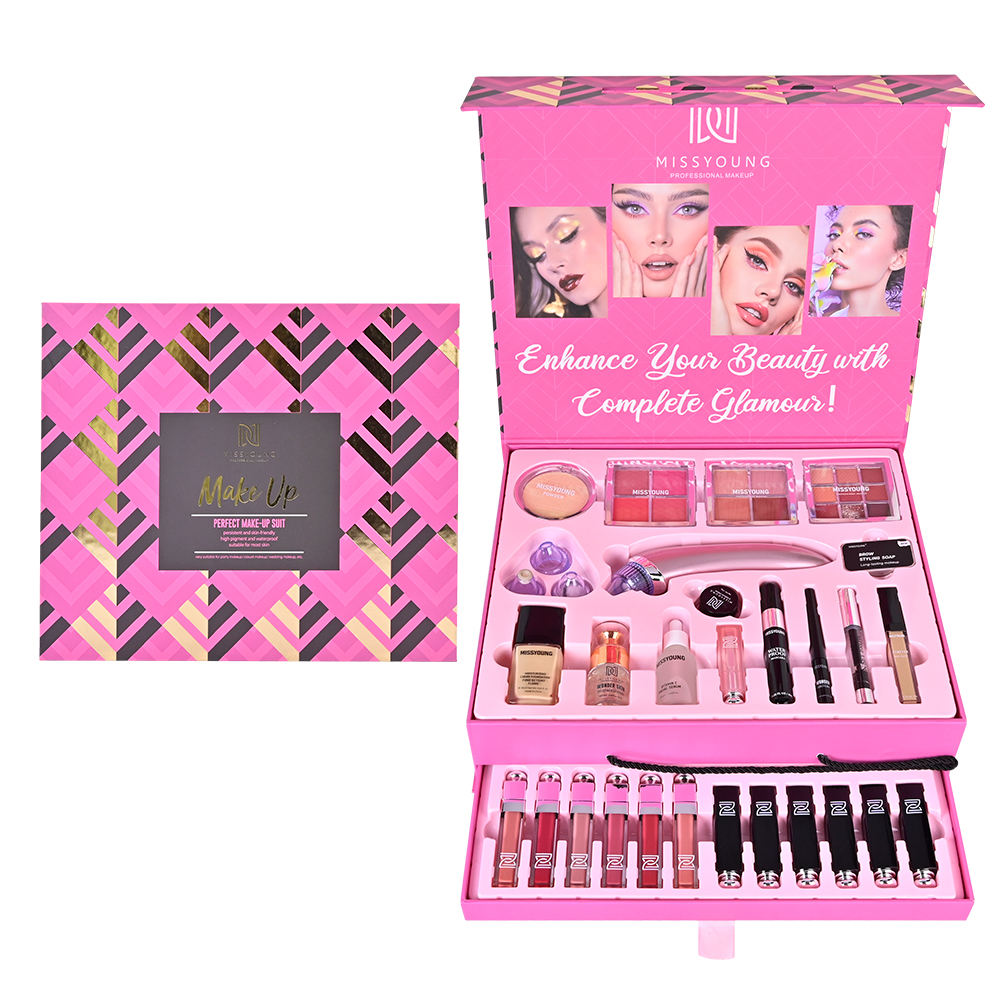 Glow Kits 71 Pcs All-In-One Glam Makeup Kit