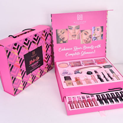 Glow Kits 71 Pcs All-In-One Glam Makeup Kit