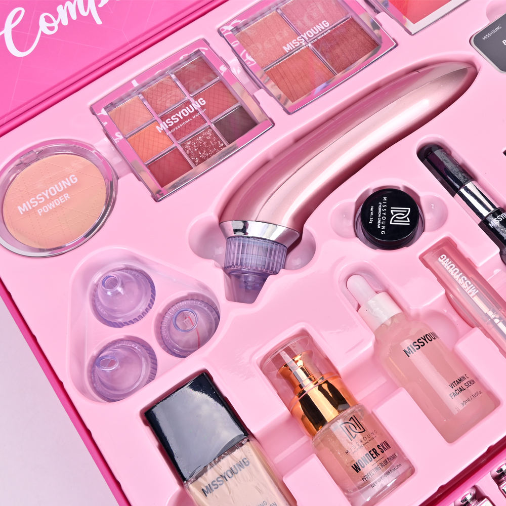 Glow Kits 71 Pcs All-In-One Glam Makeup Kit