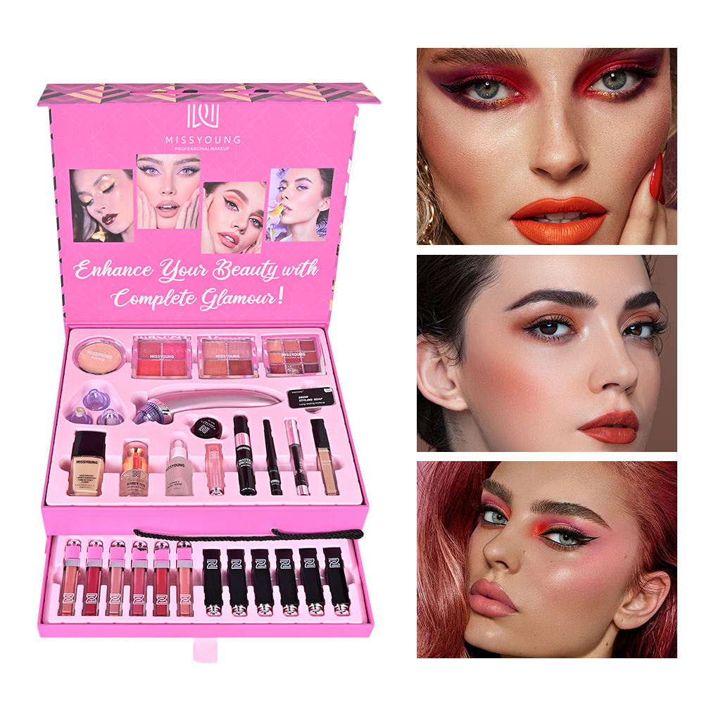 Glow Kits 71 Pcs All-In-One Glam Makeup Kit